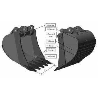 Гидроразводка на экскаватор Komatsu PC220-8