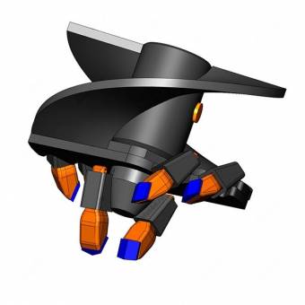 Забурник БЛ-А (бур лопастной абразивный) D - 1150 мм, (25000 - 80000 Нм) (БК-01204)