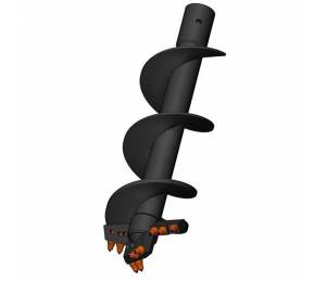 Шнек буровой (шнекобур) диаметр 400 мм, длина 2500 мм (80000 - 150000 Нм), скальный