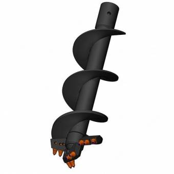 Шнек буровой (шнекобур) диаметр 650 мм, длина 1800 мм (10000 - 25000 Нм), скальный